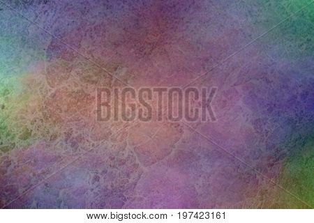 Marble grungy background with rainbow color and stains