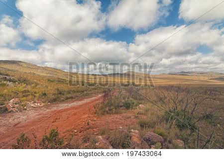 The colorful Serra da Canastra. Serra da Canastra National Park is a national park in the Canastra Mountains of the state of Minas Gerais Brazil.