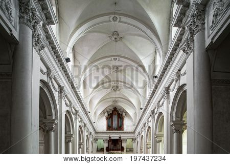 Beautiful Interior View Of Abbey Church In Floreffe