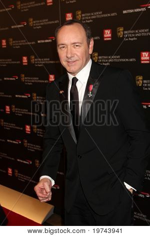 LOS ANGELES - 4 November: Kevin Spacey kommt bei den 19. jährlichen BAFTA Los Angeles Britannia Awards an 