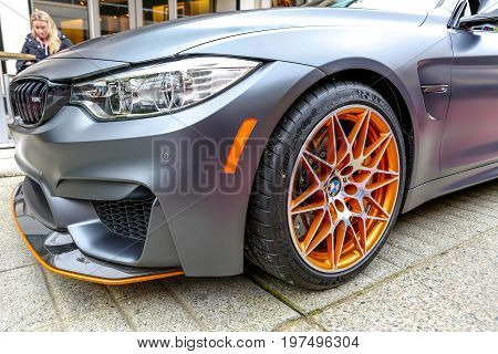 Redmond, Wa - April 29, 2017: Exotic Car Show At Redmond Town Center