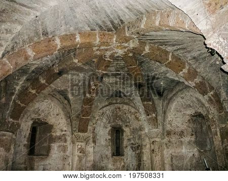 Hdr Santa Maria Assunta Cathedral Crypt In Sutri