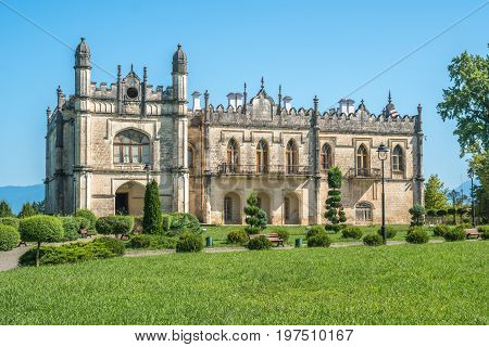 Dadiani Palace Located Inside A Park In Zugdidi, Georgia