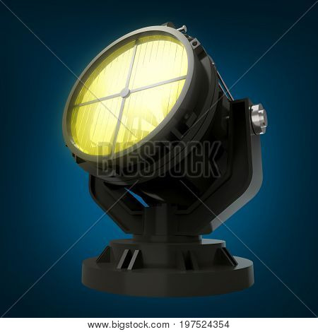 Military Antiaircraft Searchlight