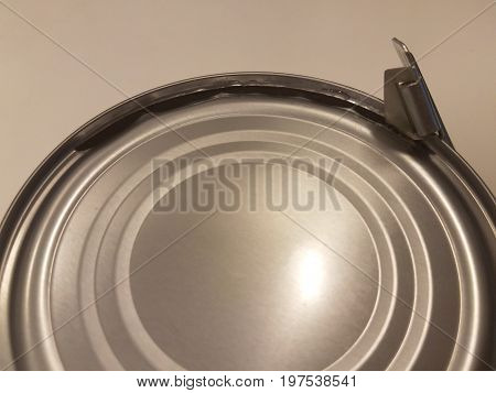 metal can with a military style manual can opener