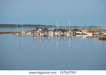 Early June morning near the coast of Hanko. Finland