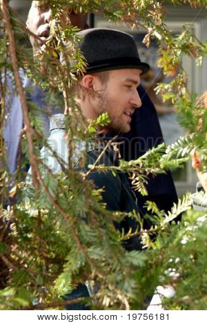 Los Angeles Dec 11: Justin Timberlake kommt in der 