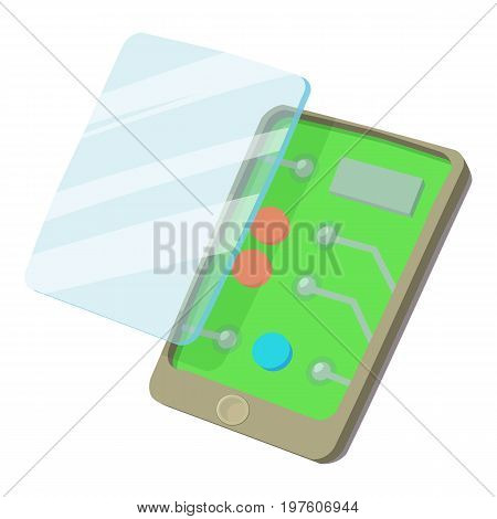 Screen off icon. cartoon illustration of screen off vector icon for web