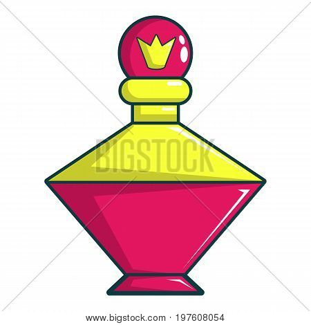 Perfume of the princess icon. Cartoon illustration of perfume of the princess vector icon for web design
