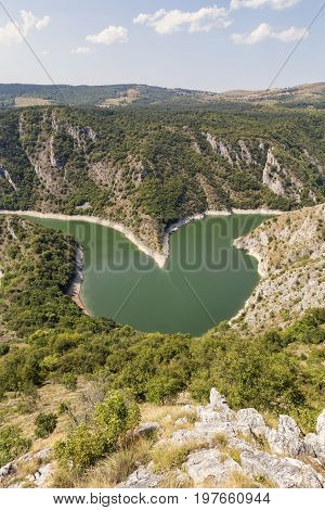 Heart Shaped Meander Of The Uvac River