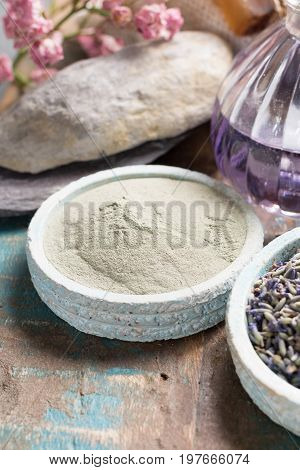 Nature Cosmetics, Handmade Preparation With Essential Oils And Ancient Minerals Of  Parfums, Creams,