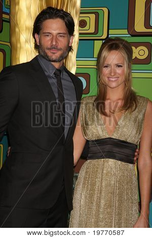 BEVERLY HILLS - JAN 16: Joe Manganiello, ospite arriva a HBO Golden Globe Party 2011 a Circa 