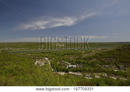 Saharna village famous for cave monastery of XIII century and active monastery of the Most Holy Trinity. This monastery is one of the major pilgrimage centers in Moldova. Here the relics of the saint, St. Macarius.