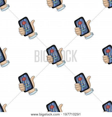 Call conference icon in cartoon design isolated on white background. Conference and negetiations symbol stock vector illustration.