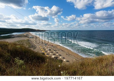 Veleka beach near the Sinemorets village, Black Sea, Bulgaria.