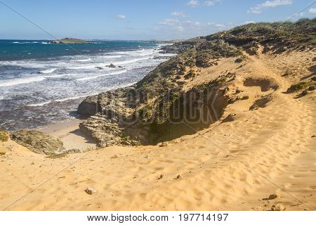 Trail Over The Cliffs In Vila Nova De Milfontes