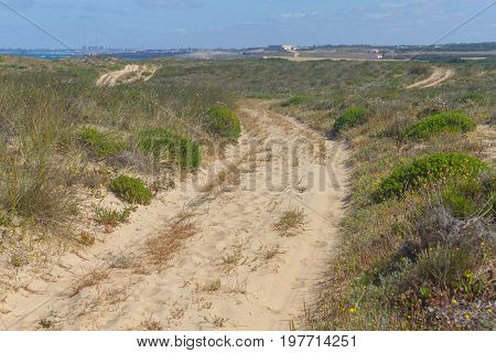 Sand Road In Vila Nova De Milfontes