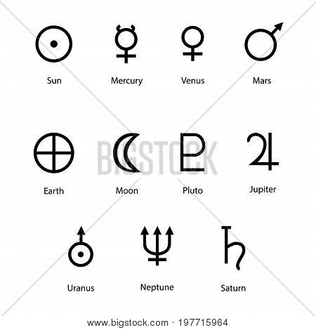 Zodiac And Astrology Symbols