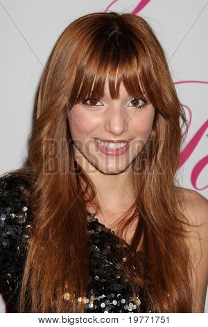 SANTA MONICA, CA - JAN 19: Bella Thorne arrives at Cody Simpson's 14th Birthday Party at Pacific Park at Santa Monica Pier on January 19, 2011 in Santa Monica, CA