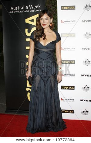 LOS ANGELES - JAN 22: Lindsay Price kommt bei der 2011 G'Day USA Australien Woche LA Black Tie Gala 