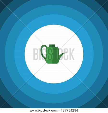 Bailer Vector Element Can Be Used For Watering, Can Bailer Design Concept.  Isolated Watering Can Flat Icon.
