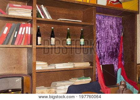 Business Office of wine production in Soviet style photo Shabo Odessa region Ukraine June 20 2017