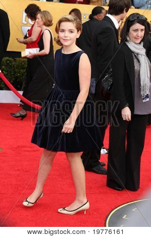 LOS ANGELES - JAN 30: Kiernan Shipka dorazí na 2011 Screen Actors Guild Awards v svatyně Audi