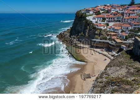 Azenhas do Mar Portugal. 04 July 2017. Azenhas do Mar beach in Azenhas do Mar. Azenhas do Mar Portugal. photography by Ricardo Rocha.
