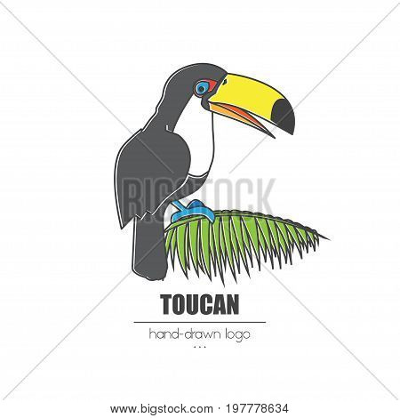 Nice Looking Hand-drawn Logo Touckan