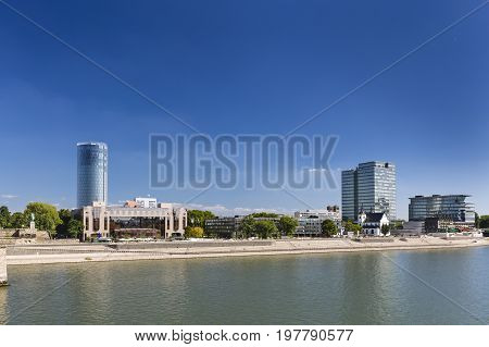 Cologne Deutz Rhine Shore, Germany