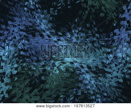 Modern abstract audacious geometric blue composition background