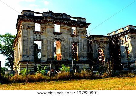 Little Trianon - Ruins Of The Gheorghe Grigore Cantacuzino S Palace.