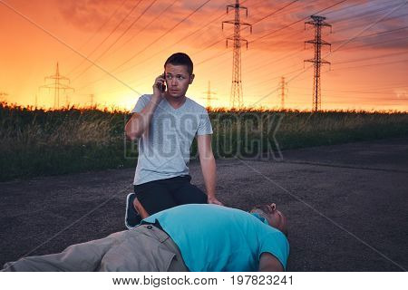 Dramatic Resuscitation During Storm