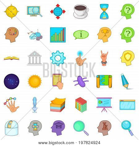 Bisuness storm icons set. Cartoon style of 36 bisuness storm vector icons for web isolated on white background