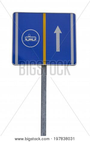 Tram Lane Sign