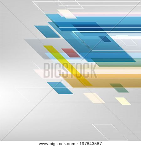 Abstract geometric technology wallpaper
 background. vector illustration.