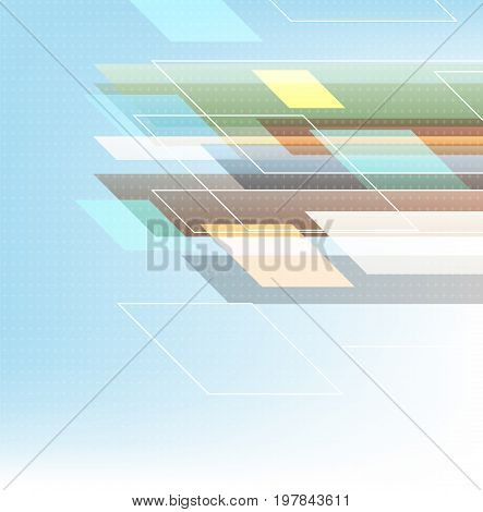 abstract geometric technology wallpaper background.vector illustration. eps10