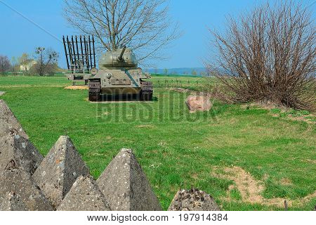 Russian tank T32 from secon world war