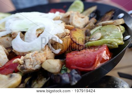 Saj Kebab Dish