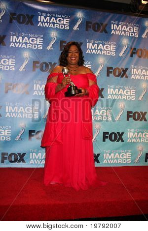 LOS ANGELES - 4: Sabina Rhimes v tiskovém centru 42 NAACP Image Awards v Auditoriu svatyně