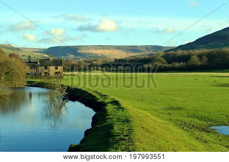 River Tame in Friezland in the Peak District National Park