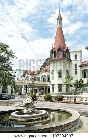 Phyathai Palace or Royal Phya Thai Palace constructed began in 1909 at Rama V's behest Bangkok.1 oct 2016 bangkokthailand