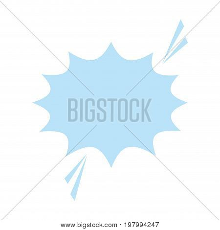 blank onomatopoeia bubble icon image vector illustration design