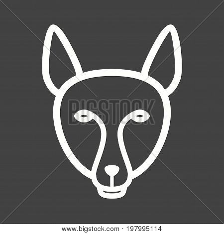 Jungle, snow, reynard icon vector image. Can also be used for Animal Faces. Suitable for mobile apps, web apps and print media.