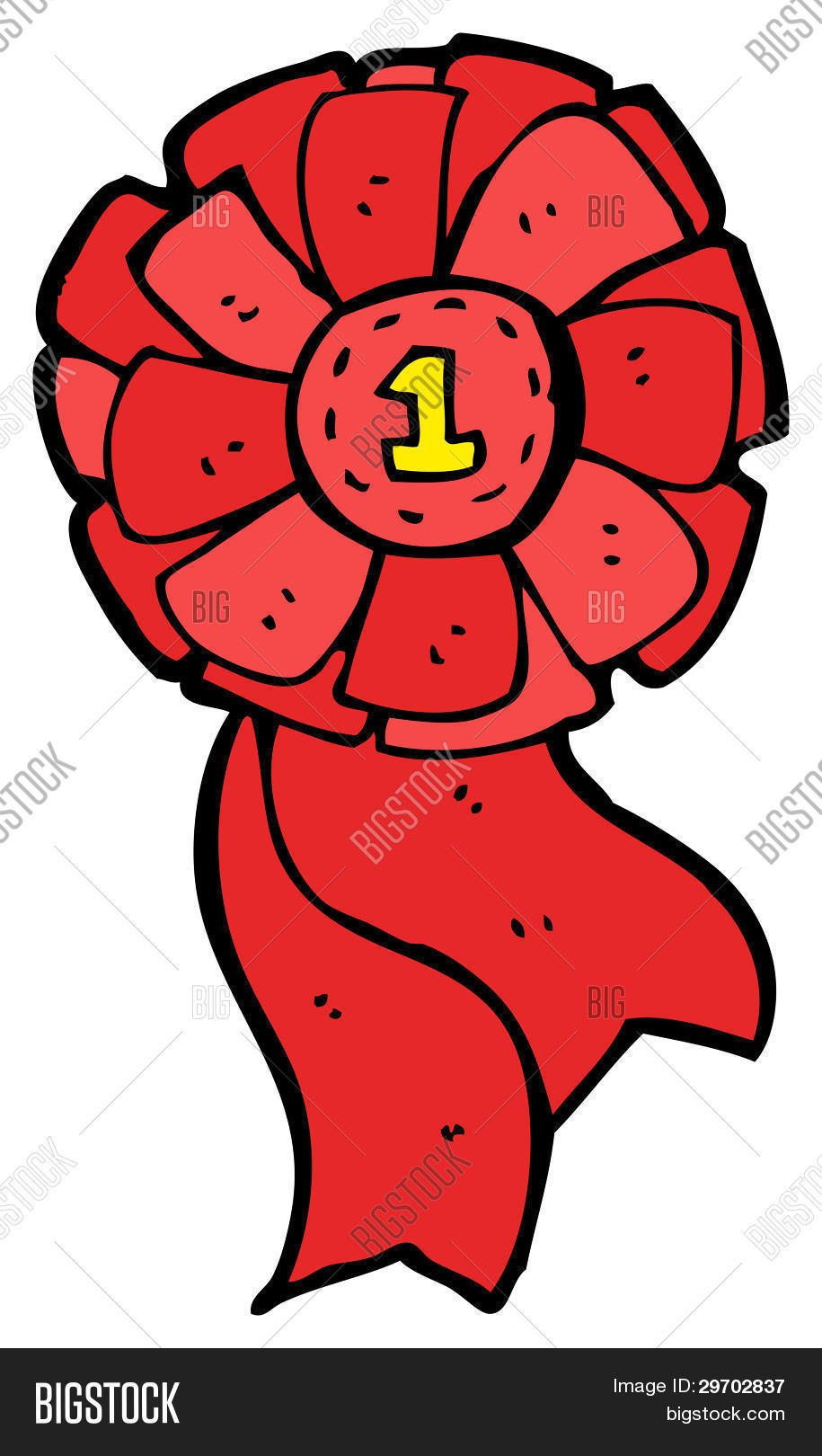 Rosette Cartoon ( Image & Photo (Free Trial) | Bigstock