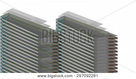 Abstract Sketch, Architectural ,construction ,wireframe, Tructure, Render, House, 3d, Design, Buildi