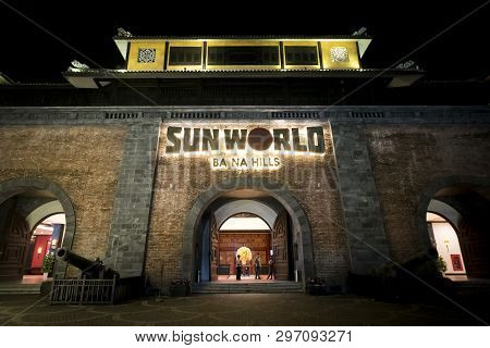 Ba Na Hills, Vietnam - Feb 26, 2019 : Sun World Is The Amusement Park At The Top Of The Hill, A Plac