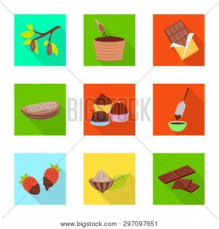 Vector Design Of Treat And Product Icon. Collection Of Treat And Yummy Vector Icon For Stock.