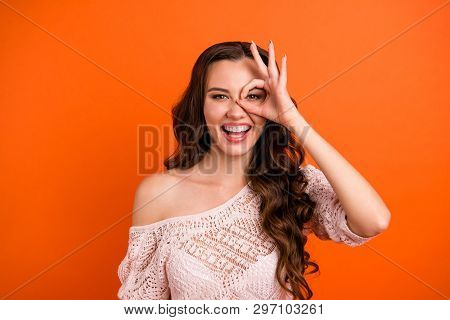Close-up Portrait Of Nice Attractive Magnificent Gorgeous Lovely Fascinating Winsome Cheerful Cheery