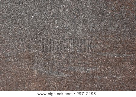Macro Of Grey Sandpaper Work Item Isolated